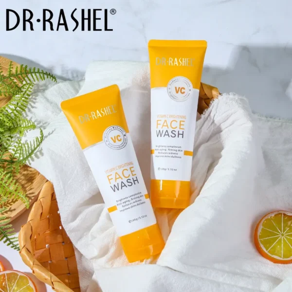 Dr. Rashel Vitamin C Brightening Face Wash – 100g - Image 2