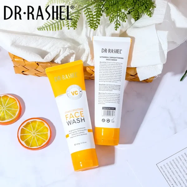 Dr. Rashel Vitamin C Brightening Face Wash – 100g - Image 3
