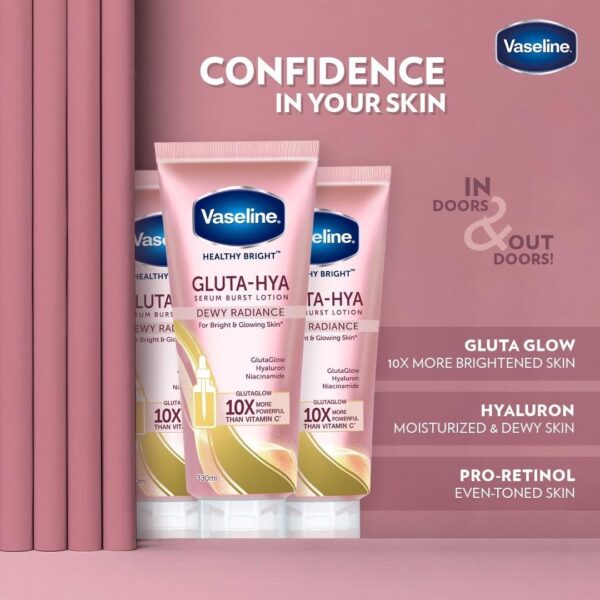 Vaseline® Healthy Bright Gluta-Hya Serum Burst Lotion - Image 5