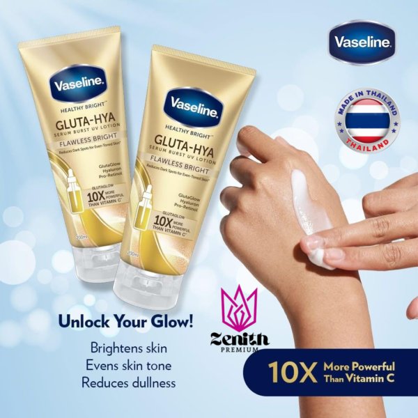 Bundle Pack - Ultimate Glow Bundle: Vaseline Gluta-Hya 300ml + Elf Nano White Dose 60ml – Brighten, Hydrate & Protect!" - Image 3