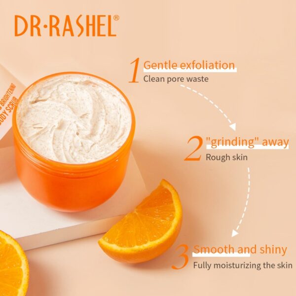 Dr. Rashel Vitamin C Exfoliating & Brightening Face & Body Scrub 100g - Image 3