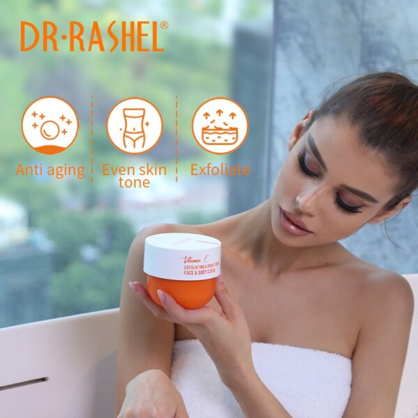 Dr. Rashel Vitamin C Exfoliating & Brightening Face & Body Scrub 100g - Image 5